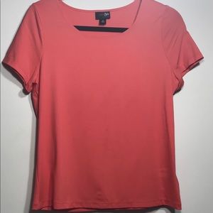 East 5th Essential Coral Color Top Size M.